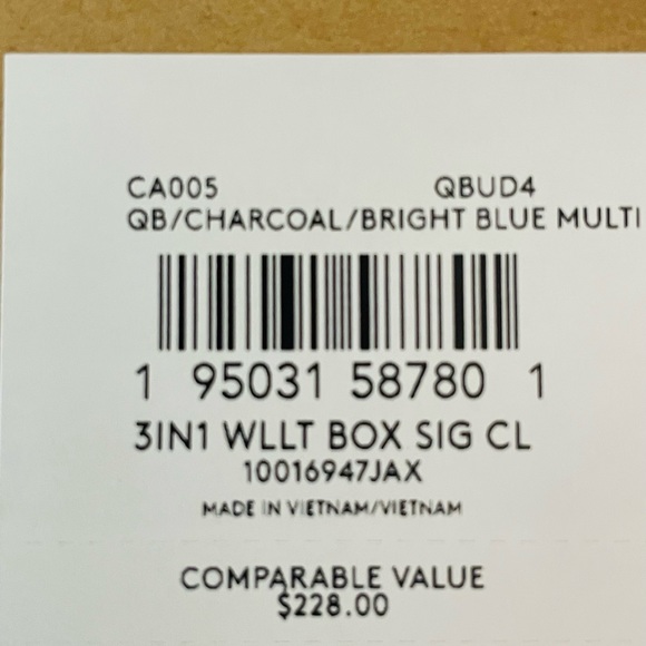 NWT Coach Men’s 3 in-1 Wallet boxed Gift set - Picture 8 of 9